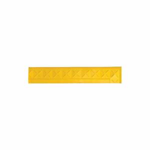 SAFE FLEX AM5-Y Ramp Edge With Corner, Ramp Edge With Corner, 4 Inch X 22 Inch Size, Diamond Grid, Yellow | CT9QUK 55PK61