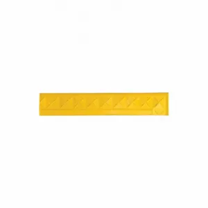 SAFE FLEX AM5-Y Ramp Edge With Corner, Ramp Edge With Corner, 4 Inch X 22 Inch Size, Diamond Grid, Yellow | CT9QUK 55PK61