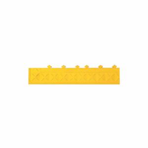 SAFE FLEX AM6-Y Ramp Edge With Corner, Ramp Edge With Corner, 4 Inch X 22 Inch Size, Diamond Grid, Yellow | CT9QUE 55PK62