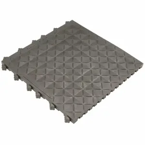 SAFE FLEX ESDA1-B Interlocking Antifatigue Mat, Interlocking ESD Mat Tile, Mat Tile, 18 Inch x 18 in, 10 PK | CT9QTJ 33VM05