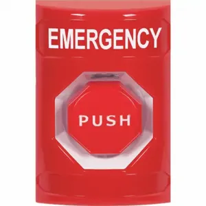 SAFETY TECHNOLOGY INTERNATIONAL SS2002EM-EN Emergency Push Button, Key-To-Reset, Latching | CT9RJF 52CF89