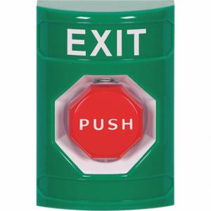 SAFETY TECHNOLOGY INTERNATIONAL SS2102XT-EN Exit Push Button, Key-To-Reset, Latching | CT9RKB 52CF96