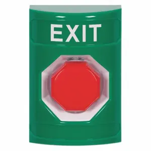 SAFETY TECHNOLOGY INTERNATIONAL SS2105XT-EN Exit Push Button, Momentary Mushroom, Momentary | CT9RKC 52CG39