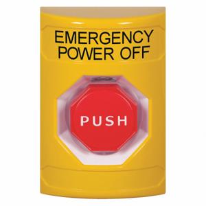 SAFETY TECHNOLOGY INTERNATIONAL SS2205PO-EN Emergency Power Off Push Button, Momentary Mushroom, Momentary, Red | CT9RJM 52CG63