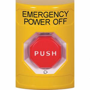 SAFETY TECHNOLOGY INTERNATIONAL SS2209PO-EN Emergency Power Off Push Button, Turn-To-Reset, Latching, Red | CT9RJB 52CG20