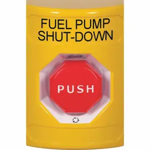 SAFETY TECHNOLOGY INTERNATIONAL SS2209PS-EN Fuel Pump Shutdown Push Button, Turn-To-Reset, Latching | CT9RKN 52CG16