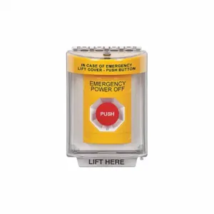 SAFETY TECHNOLOGY INTERNATIONAL SS2241PO-EN Emergency Power Off Push Button | CT9RHR 54JF33