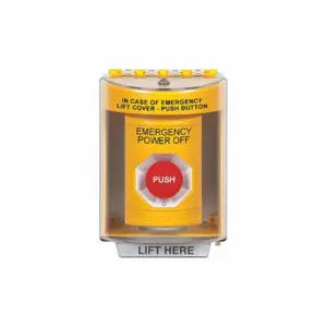 SAFETY TECHNOLOGY INTERNATIONAL SS2271PO-EN Emergency Power Off Push Button, Push Button | CT9RHZ 54JF37