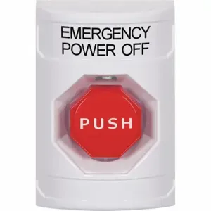 SAFETY TECHNOLOGY INTERNATIONAL SS2302PO-EN Emergency Power Off Push Button, Key-To-Reset, Latching, Red | CT9RHX 52CG21