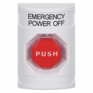 SAFETY TECHNOLOGY INTERNATIONAL SS2305PO-EN Emergency Power Off Push Button, Momentary Mushroom, Momentary | CT9RHY 52CG68