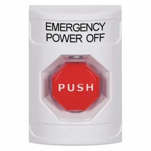 SAFETY TECHNOLOGY INTERNATIONAL SS2305PO-EN Emergency Power Off Push Button, Momentary Mushroom, Momentary | CT9RHY 52CG68