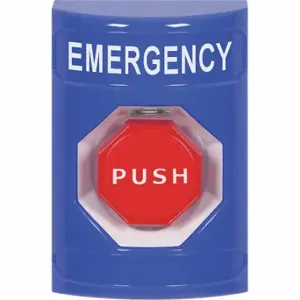 SAFETY TECHNOLOGY INTERNATIONAL SS2402EM-EN Emergency Push Button, Key-To-Reset, Latching, 10A, 125 Or 250VAC | CT9RJG 52CG05