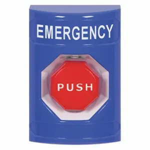 SAFETY TECHNOLOGY INTERNATIONAL SS2405EM-EN Emergency Push Button, Momentary Mushroom, Momentary | CT9RJH 52CG49