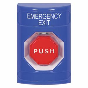 SAFETY TECHNOLOGY INTERNATIONAL SS2405EX-EN Emergency Exit Push Button, Momentary Mushroom, Momentary, Red | CT9RJQ 52CG54