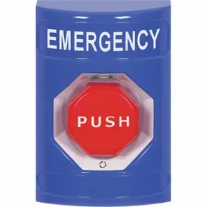 SAFETY TECHNOLOGY INTERNATIONAL SS2409EM-EN Emergency Push Button, Turn-To-Reset, Latching, 10A, 125 Or 250VAC | CT9RJL 52CG08