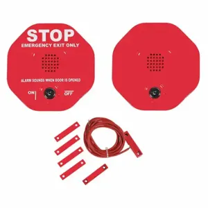 SAFETY TECHNOLOGY INTERNATIONAL STI-6404 Exit Door Alarm, Unfinished, Key Lock, Mortise, Non-Handed, 9VDC | CT9RJZ 34D091