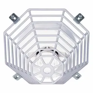 SAFETY TECHNOLOGY INTERNATIONAL STI-9609 Wire Cage, Coated Steel Wire, Flush, Open, White, 4 5/8 Inch Dp | CT9RMW 34D259