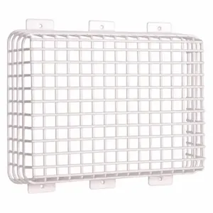 SAFETY TECHNOLOGY INTERNATIONAL STI-9641 Wire Cage, Coated Steel Wire, Surface, Open, White, 4 Inch Dp | CT9RMY 34D204