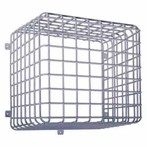 SAFETY TECHNOLOGY INTERNATIONAL STI-9730 Wire Cage, Coated Steel Wire, Surface, Open, White, 12 Inch Dp | CT9RMX 34D149