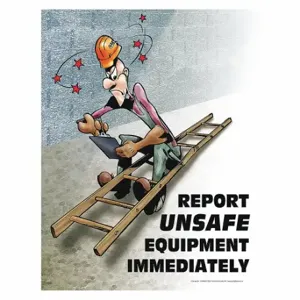 SAFETYPOSTER P0054 Safety Poster, 22 X 17 Inch Nominal Sign Size, English | CT9QZA 35LG19