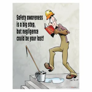 SAFETYPOSTER P0081 Safety Poster, 22 X 17 Inch Nominal Sign Size, English | CT9RBC 35LG34