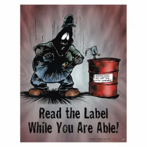 SAFETYPOSTER P0610 Safety Poster, 22 X 17 Inch Nominal Sign Size, English | CT9RDF 35LG92