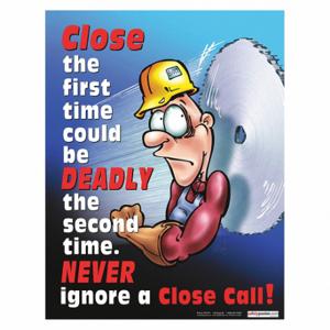 SAFETYPOSTER P3019 Safety Poster, 22 X 17 Inch Nominal Sign Size, English | CT9RBG 35LG89