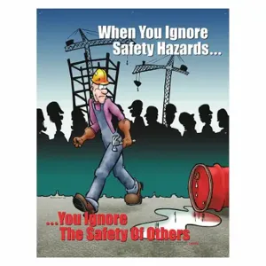 SAFETYPOSTER P3292 Safety Poster, 22 X 17 Inch Nominal Sign Size, English | CT9RBW 35LG41