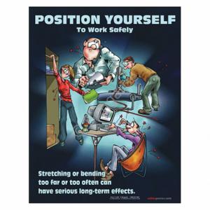 SAFETYPOSTER P3358 Safety Poster, 22 X 17 Inch Nominal Sign Size, English | CT9RAR 35LG20