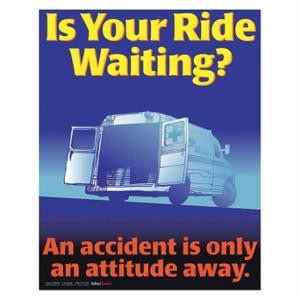 SAFETYPOSTER P3854 Safety Poster, 22 X 17 Inch Nominal Sign Size, English | CT9RCU 35LG15