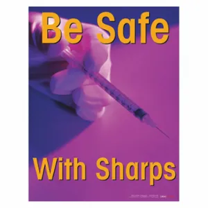 SAFETYPOSTER P4200 Safety Poster, 22 X 17 Inch Nominal Sign Size, English | CT9RDT 35LG61