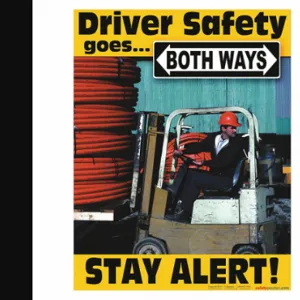 SAFETYPOSTER P4205 Safety Poster, 22 X 17 Inch Nominal Sign Size, English | CT9QZR 35LG65