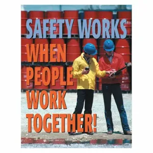 SAFETYPOSTER P4259 Safety Poster, 22 X 17 Inch Nominal Sign Size, English | CT9RAL 35LG88