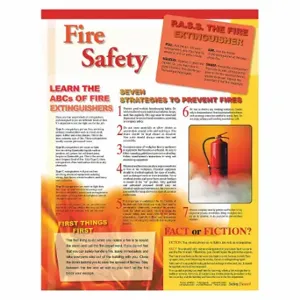 SAFETYPOSTER P4439 Safety Poster, 22 X 17 Inch Nominal Sign Size, English | CT9REA 35LG18