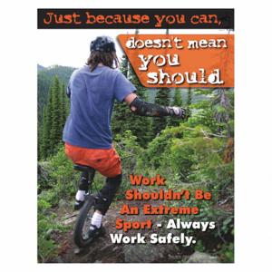 SAFETYPOSTER P4474 Safety Poster, 22 X 17 Inch Nominal Sign Size, English | CT9RBL 35LG91