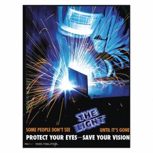 SAFETYPOSTER P4658 Safety Poster, 22 X 17 Inch Nominal Sign Size, English | CT9RDX 35LG74
