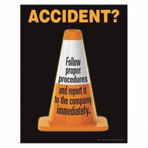 SAFETYPOSTER P4688 Safety Poster, 22 X 17 Inch Nominal Sign Size, English | CT9RBT 35LG24
