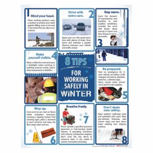 SAFETYPOSTER P4760 Safety Poster, 22 X 17 Inch Nominal Sign Size, English | CT9RDU 35LG36