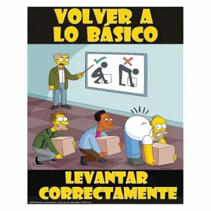 SAFETYPOSTER S1149-SP Simpsons Safety Poster | CT9RDL 35LJ36