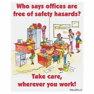 SAFETYPOSTER SW0032 Safety Poster, 22 X 17 Inch Nominal Sign Size, English | CT9REL 35LH13