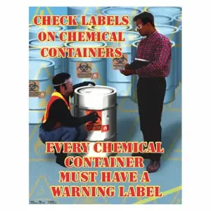 SAFETYPOSTER SW0088 Safety Poster, 22 X 17 Inch Nominal Sign Size, English | CT9RBJ 35LH15