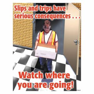 SAFETYPOSTER SW0092 Safety Poster, 22 X 17 Inch Nominal Sign Size, English | CT9RCN 35LG98