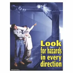 SAFETYPOSTER SW0144 Safety Poster, 22 X 17 Inch Nominal Sign Size, English | CT9QZC 35LH22