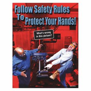 SAFETYPOSTER SW0154 Safety Poster, 22 X 17 Inch Nominal Sign Size, English | CT9RAF 35LH34