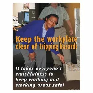 SAFETYPOSTER SW0169 Safety Poster, 22 X 17 Inch Nominal Sign Size, English | CT9RAD 35LH27