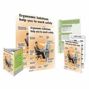 SAFETYPOSTER SW0177-SAFEKIT Safe System Kit, Ergonomic Solutions Help You Work Safely, English | CT9QYR 35LL33