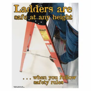 SAFETYPOSTER SW0184 Safety Poster, 22 X 17 Inch Nominal Sign Size, English | CT9RCY 35LH44