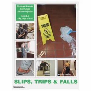 SAFETYPOSTER SW0221 Safety Poster, 22 X 17 Inch Nominal Sign Size, English | CT9RAE 35LH14