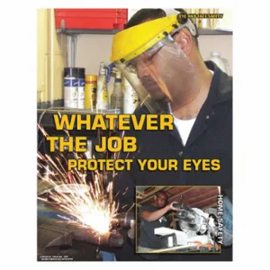 SAFETYPOSTER SW2011 Safety Poster, 22 X 17 Inch Nominal Sign Size, English | CT9QZM 35LH09