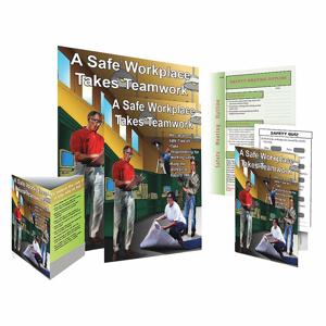 SAFETYPOSTER SW0116-SAFEKIT Safe System Kit, A Safe Workplace Takes Teamwork, English | CT9QXB 35LL29